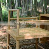 Chinese Style Bamboo Single Chair With Unique Design thumbnail-2