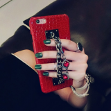 Imitation PU Leather Back Cover Diamond Mobile Phone Cases for IPhone7/7Plus/6/6s/6plus/6splus Cell Phone Housing shell thumbnail-2