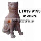 Vietnam Ceramic Garden Ornament Antique Terracotta Pottery Dog Statue thumbnail-1