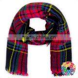 Oversize Ladies Clothes Top Plaid Patterns Shawl Wrap Scarfs Pashmina Cashmere thumbnail-6