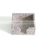 Concrete Office Desk Organizer Terrazzo Memo Tray thumbnail-1