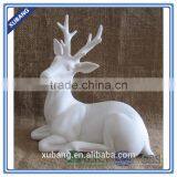 Christmas Deer Figural Custom Decorative Lying White Deer thumbnail-5