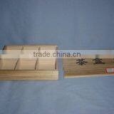 Unfinished Paulownia Wooden Tea Box thumbnail-6