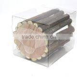 Wooden Pen Holder. Wood Branch Pen Pot, Cylinder Wood Pen Holder thumbnail-6