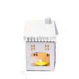 Free Shipping Creative Gift Europe Style Candlestick Retro Wedding Decoration Iron Small House Candle Holders thumbnail-3