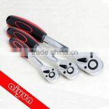 1/2" 3/8" 1/4" Ratchet Wrench (Socket Set) Quick Release Wrench 72t Cr-v thumbnail-1