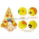 2017 Luxury Giant Inflatable Pizza Slice Pool Float Lounger With Cup Holders Outdoor Swimming Pool Toys for Party and Fun thumbnail-5