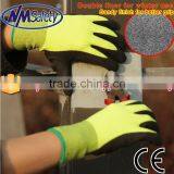 NMSAFETY Nappy Acrylic and Nylon Coated Foam Nitrile Gloves for Winter Use thumbnail-1