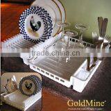 Foldaway Dish Rack Plate Rack/kitchen Storage/folding Dish Rack thumbnail-1