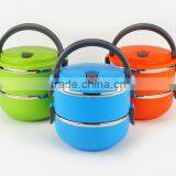 High Quality Cheap Stainless Steel 3 Compartment Food Container Set Storage thumbnail-1