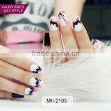 2017 Wholesale Valentine Love Design Fake Nail Art Design for Beauty thumbnail-6