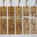 Unique Laser Bamboo Wood Bookmark thumbnail-2