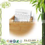 Aonong Simple Decorative Bamboo Note Holder Name Card Box thumbnail-3