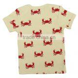 100% Organic Cotton Plain With Printed Baby t Shirts and Short Sleeve Polo t Shirts for Kids With New Style Baby Pants thumbnail-2