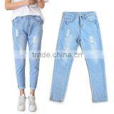 New Fashion Jeans Pants Korean Style Cutting Ladies Skinny Jeans thumbnail-1