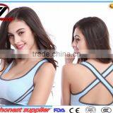 2017 High Quality Fitness Sports Wear Breathable Sexy Women Sports Bra thumbnail-3