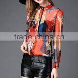 Autumn New Style Popular Women 100% Real Silk Shirt thumbnail-1