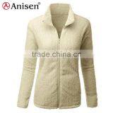Fashion Design Wholesale Women Custom Sherpa Fleece Jacket thumbnail-1