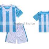 OEM Kids Soccer Jersey Single Jersey Uniforms, 100% Polyester Barcelona Soccer Jersey thumbnail-1