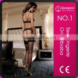 2017 New Arrival Lace Fancy Open Sexy Women Underwear With Thong thumbnail-2