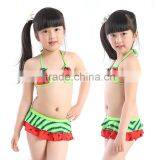 Wholesale Popular Children Swimwear Age Group and Baby Girls Gender Bandeau Bikini thumbnail-1