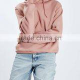 Wholesale Apparel Womens Cotton Custom Plain Blank Hooded Pullover Hoodies thumbnail-2