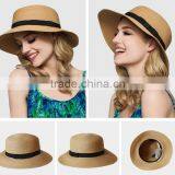 Zm40593b Summer New Fashion Simple Design Women Staw Sun Visor Hat thumbnail-4