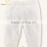Ribbed Baby Wool Cashmere Knitted Pants thumbnail-3