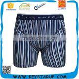Sexy Men Cotton Short Boxers With Stripes Briefs Underwear for Man thumbnail-1