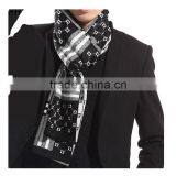 1 pc Hot Sale Kintted Cheap Price Spandex European Style Warm Winter Floral Men Scarf thumbnail-3