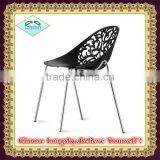 2015 Hot Well Sold Cheap Malaysia Flower Outdoor Plastic Chair thumbnail-1