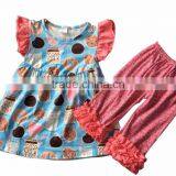 Back to School Silk Milk Summer Children Sleeveless Outfit Back to School Sets Summer Girls Outfit thumbnail-2
