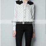 2013 Newest Fashion Ladies Chiffon Design Shirt thumbnail-1