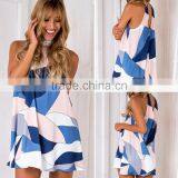 2017 New Fashion Women Summer Halter Casual Dress Apparel thumbnail-1