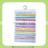 Multicolor Metal Crochet Hooks 14pc thumbnail-1