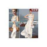 silver satin beach formal gowns,2011 trendy designer beach formal gowns