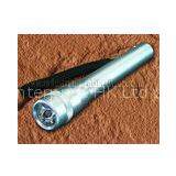 5pcs White Aluminum Torch Led Rechargeable Flashlight With 14000MCD / Led