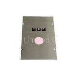 Vandal Proof Stainless Steel 38mm Chameleon Backlit Trackball With Polymer Mouse Buttons