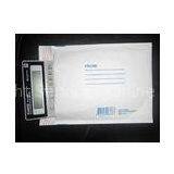 White Elegant Kraft Bubble Mailer , High-slip Air Cushioned Mailing Bags