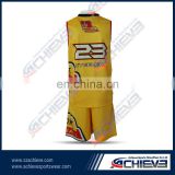 Sublimated printing Custom Team Wear Basketball Jersey / Reversible