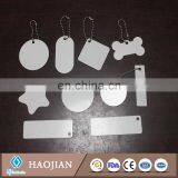 Sublimation Printable Aluminum Decoration Metal Keychain Christmas Ornaments