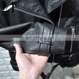 Italian Soft Jacket Genuine Lambskin Leather Slim Leather Jacket Woman Color thumbnail-6