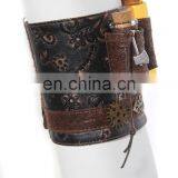 Steampunk Style Waistband Armband Made of Synthetic Leather thumbnail-2