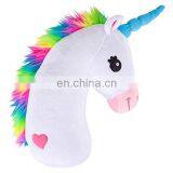 Fashion New Stuffed Plush White Unicorn Pillow Cushion Custom Cute Soft Unicorn Plush Toy thumbnail-6