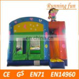big discount commercial outdoor bouncy castle, bouncy castle with water slide