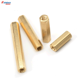 M2-M4 Double Pass Hexagonal Copper Column Nuts Combination Brass Nut Female Hex Spacing Threaded Pillars Truss Standoff PCB Spacer thumbnail-4