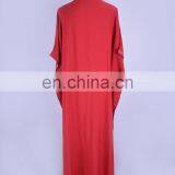 Plus Size Red Cotton Beach Dress Embroidery Robe de Plage Bikini Cover up Beachwear Pareos de Playa Mujer Beach Tunic Cover Ups thumbnail-6