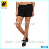 2016 Summer custom design cheap price casual black lady short shorts