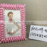 Birthday Gift Metal Photo Frame, Sweet Pink Phto Frame, Design Metal Photo Frame thumbnail-1