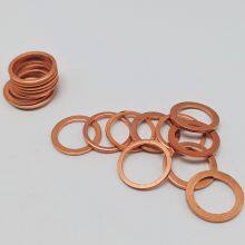 China Stamping Parts 10*14*1 Metal Fittings Hardware Fastener Ring Washer Flat Copper Ring Washer Washer thumbnail-4